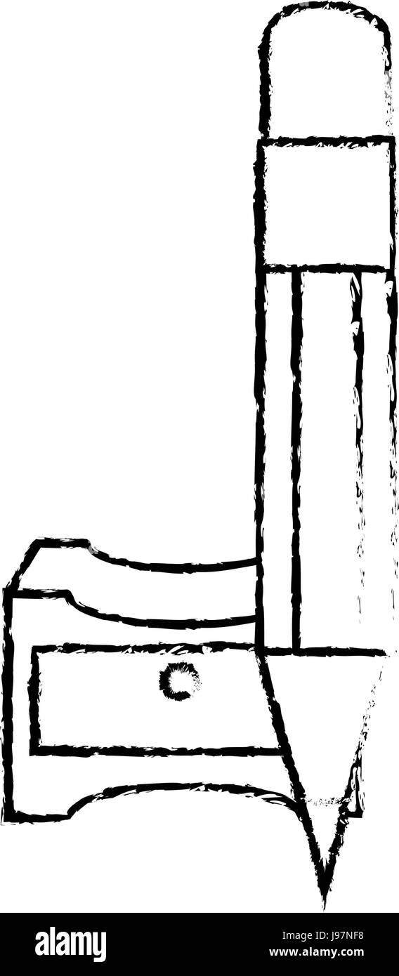 Sharpener with pencil Stock Vector Image & Art Alamy