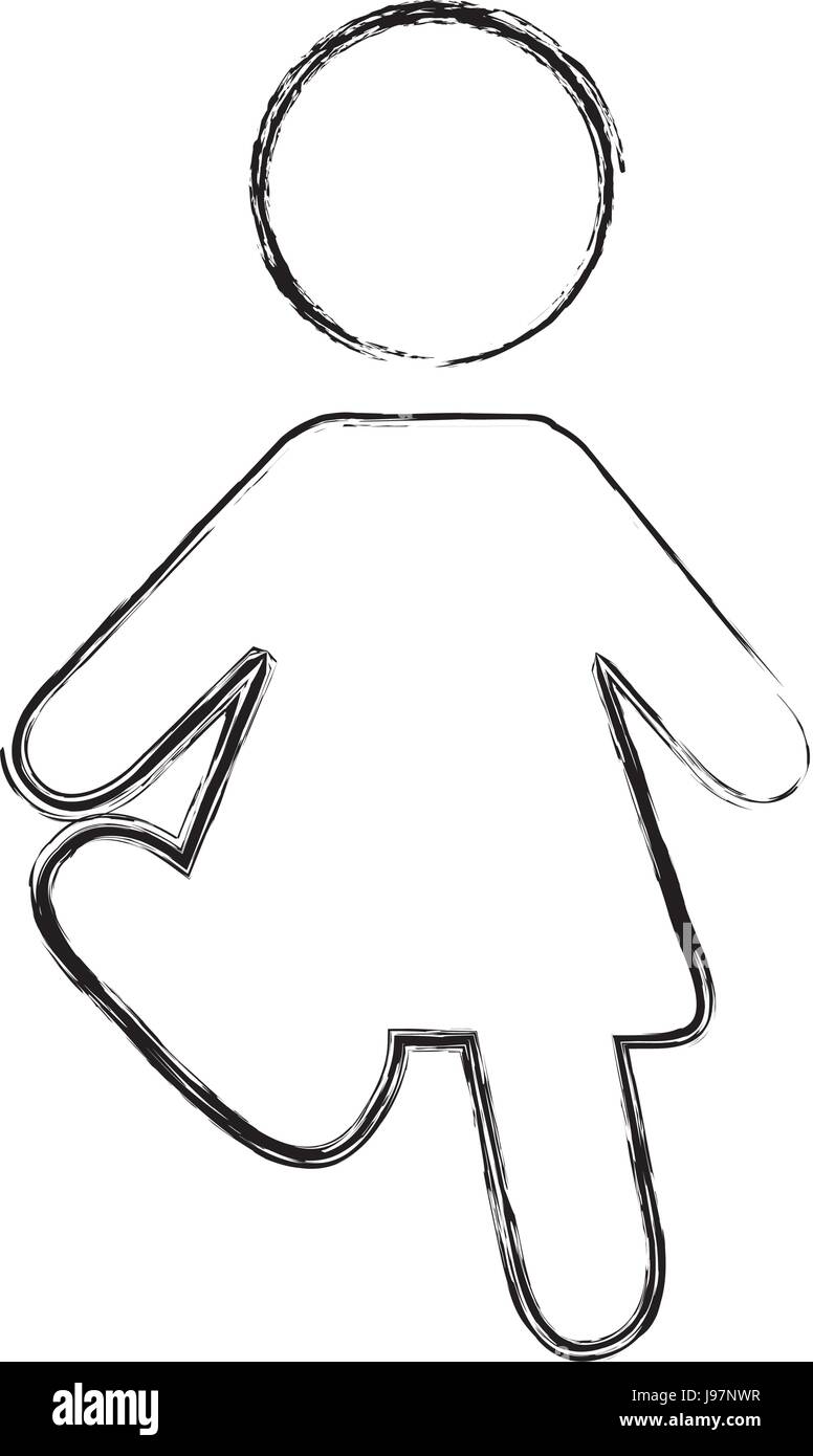 woman human figure silhouette icon Stock Vector Image & Art - Alamy