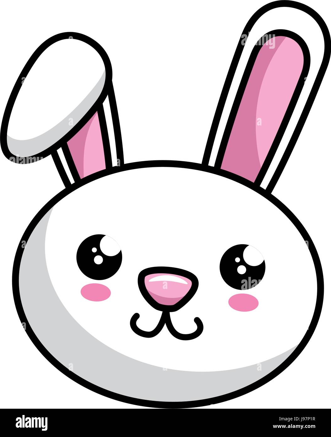 kawaii rabbit icon Stock Vector Image & Art - Alamy