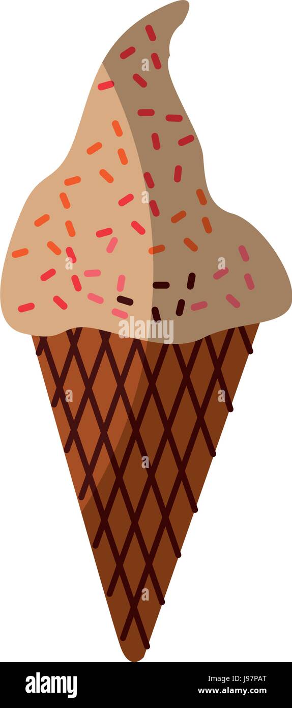 Delicious ice cream cone Stock Vector Image & Art - Alamy