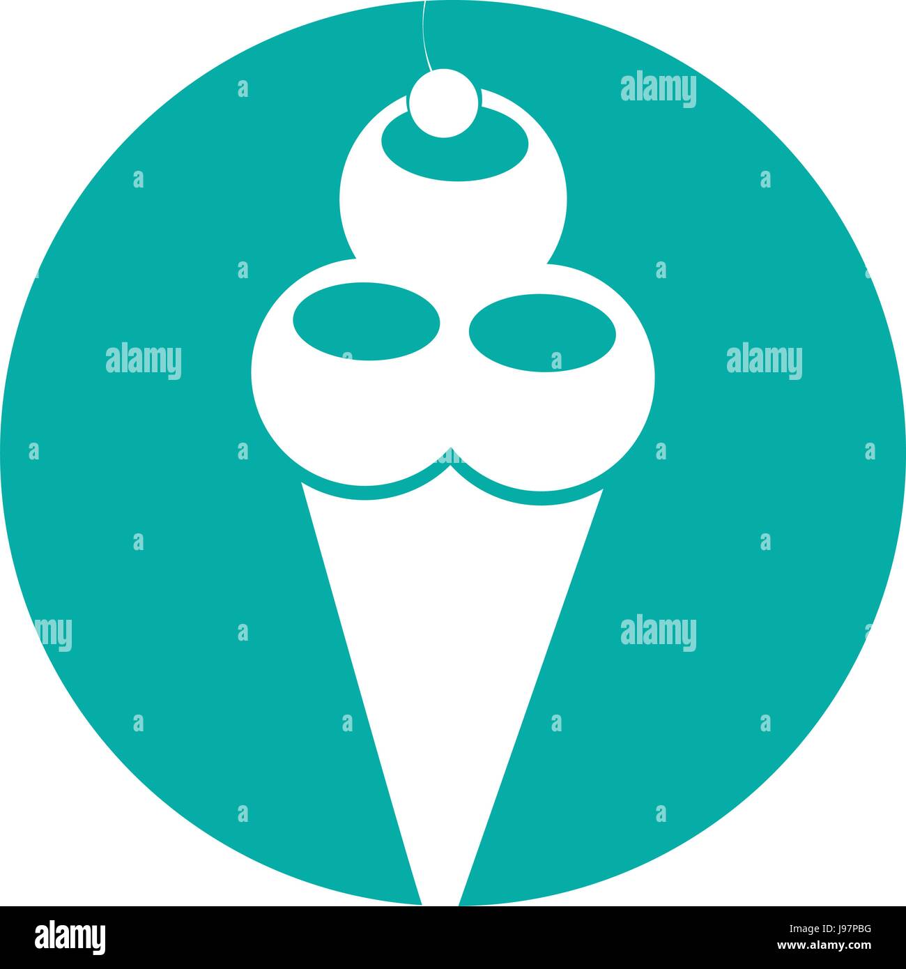 Delicious ice cream cone Stock Vector Image & Art - Alamy