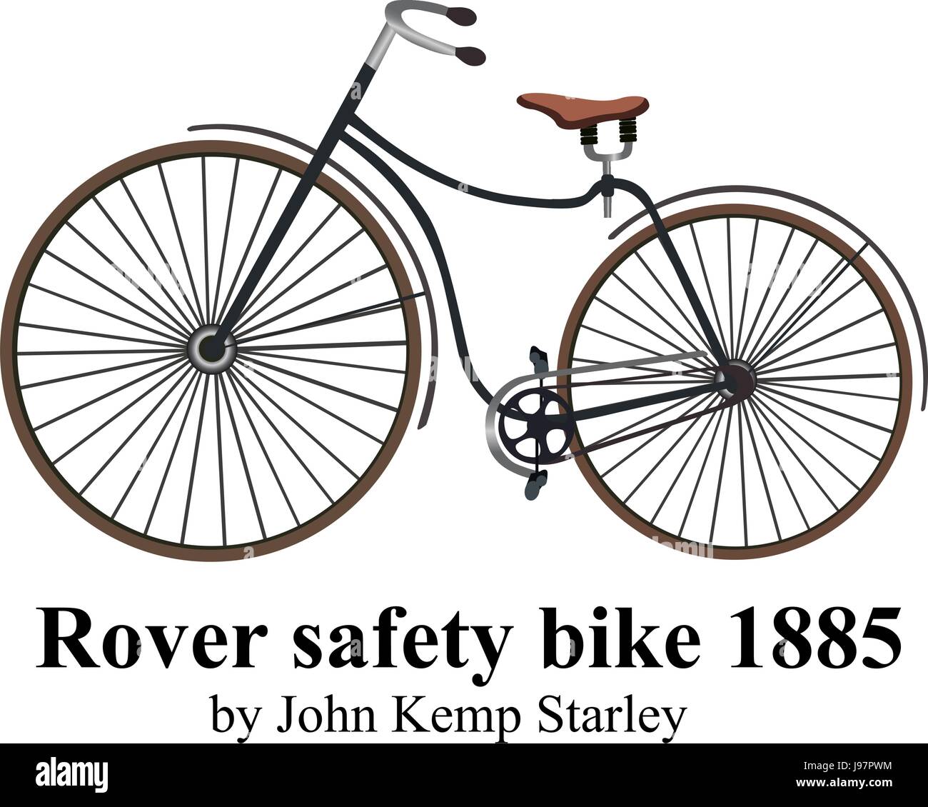 1885 bicycle Stock Vector Images - Alamy