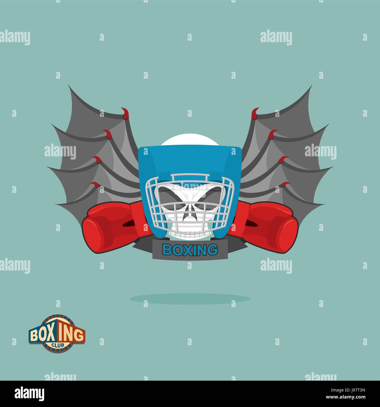 Boxer skull Stock Vector Images - Alamy