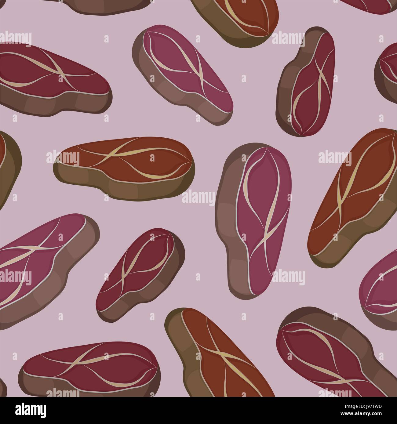 Sliced Beef Meat Seamless Pattern Graphic by Dre Studico · Creative Fabrica