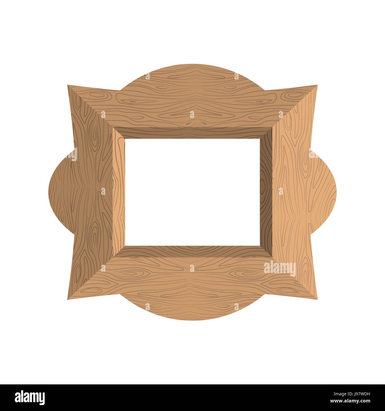 Rustic picture frames Stock Vector Images Alamy