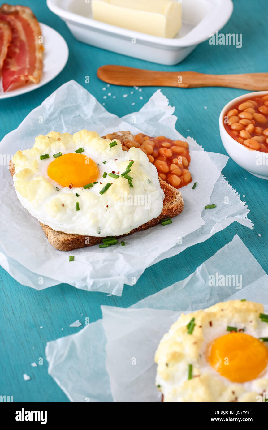 Breakfast Baked Cloud Egg Hi Res Stock Photography And Images Alamy