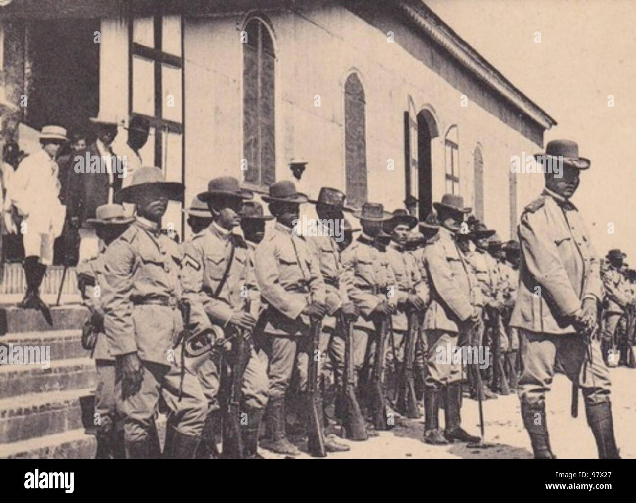 The Guardia Republicana In Puerto Plata, C. 1910 Stock Photo - Alamy