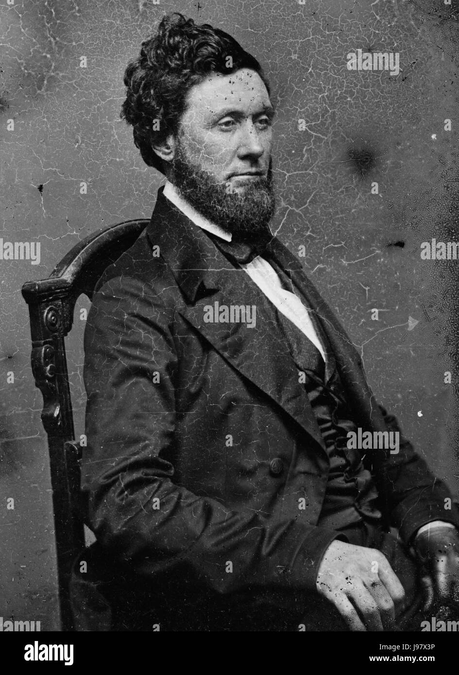 John Nelson, bw photo portrait, Brady Handy collection, circa 1855 1865