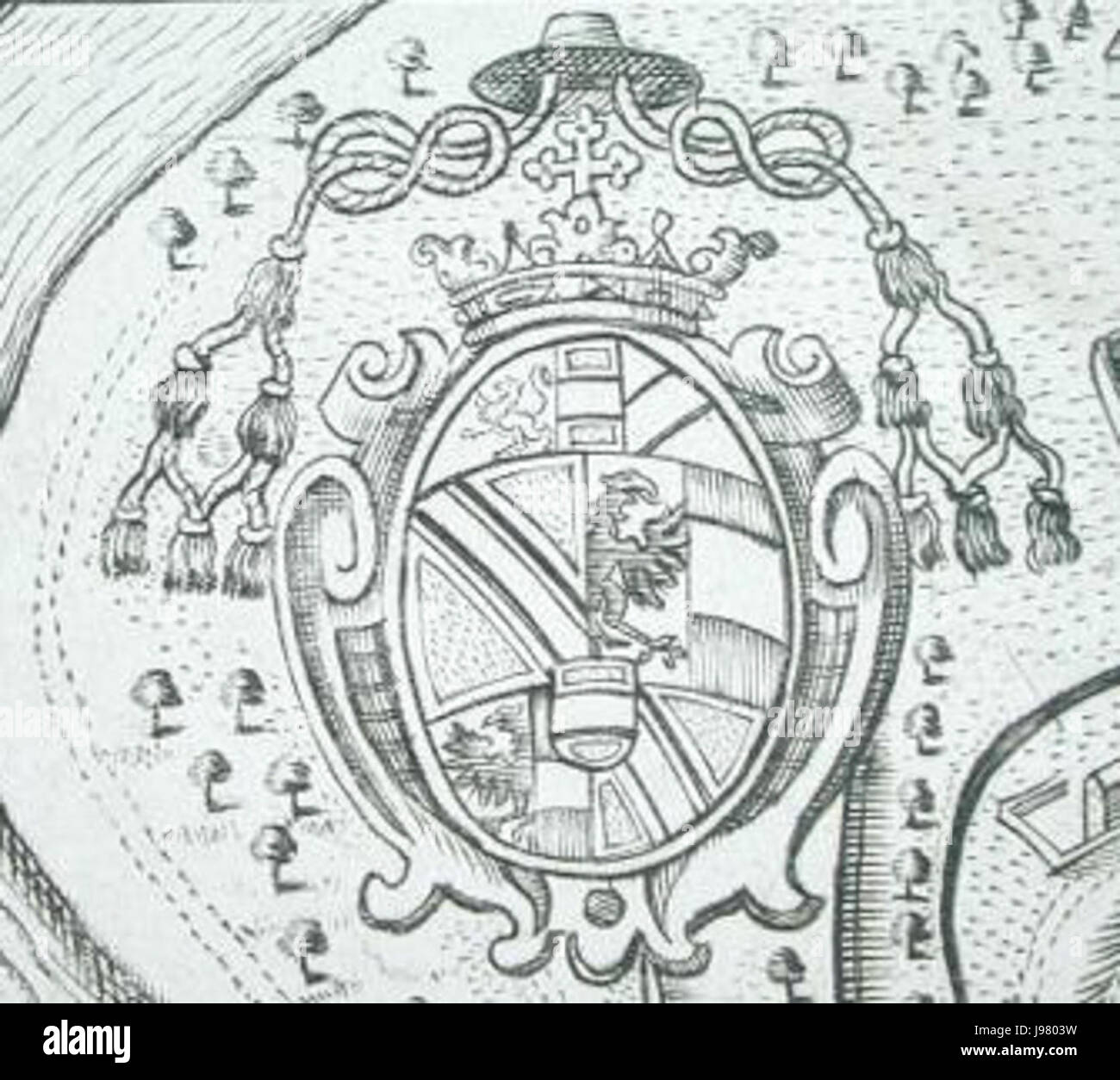 Wappen Guidobald von Thun und Hohenstein Stock Photo Alamy