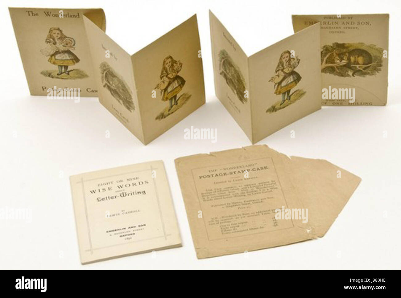 Wonderland Postage Stamp Case Stock Photo Alamy