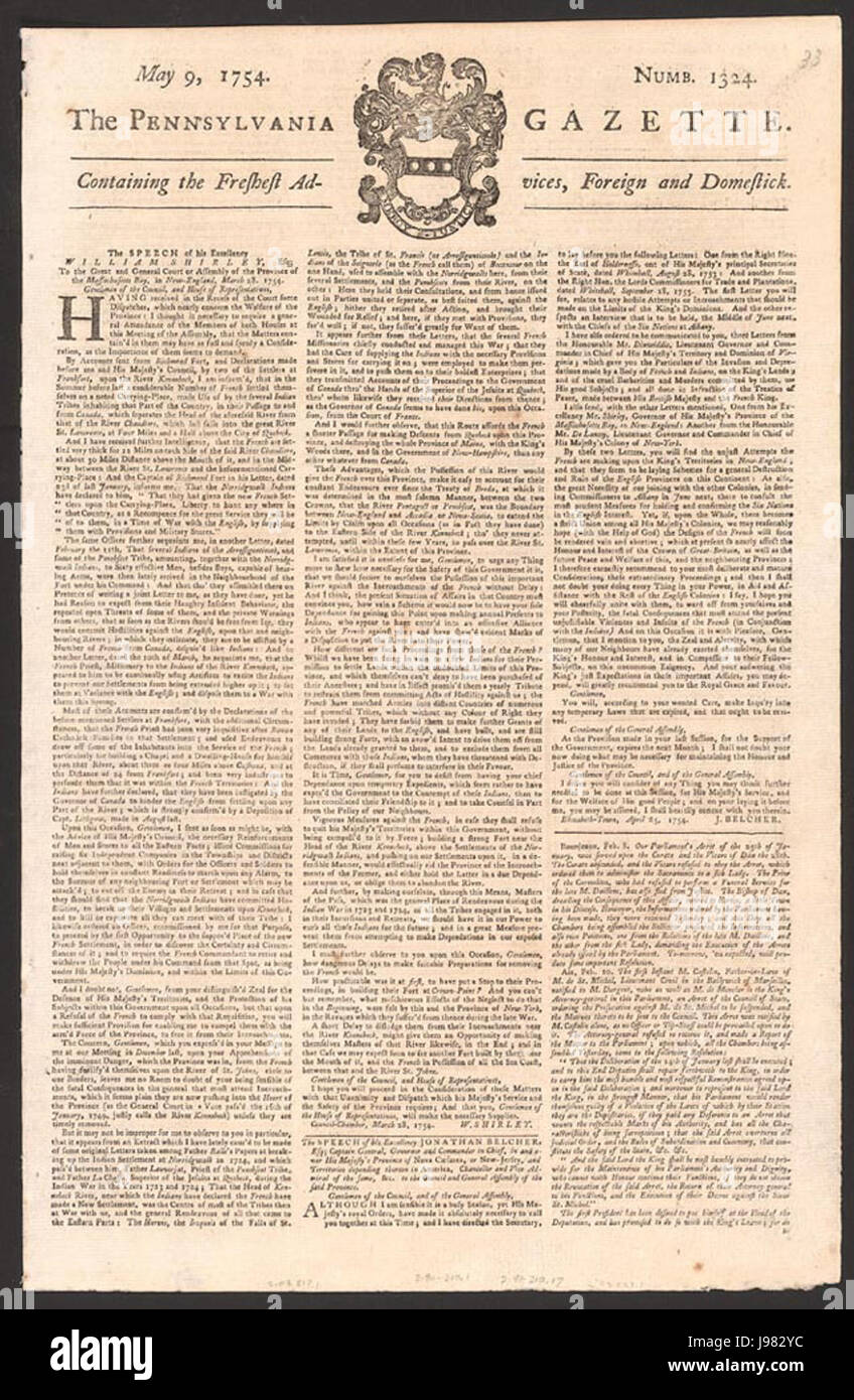 Pennsylvania Gazette High Resolution Stock Photography and Images Alamy