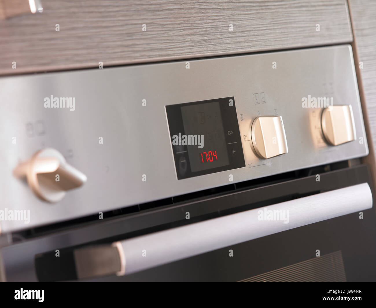Cooker and oven hob in kitchen Stock Photo Alamy