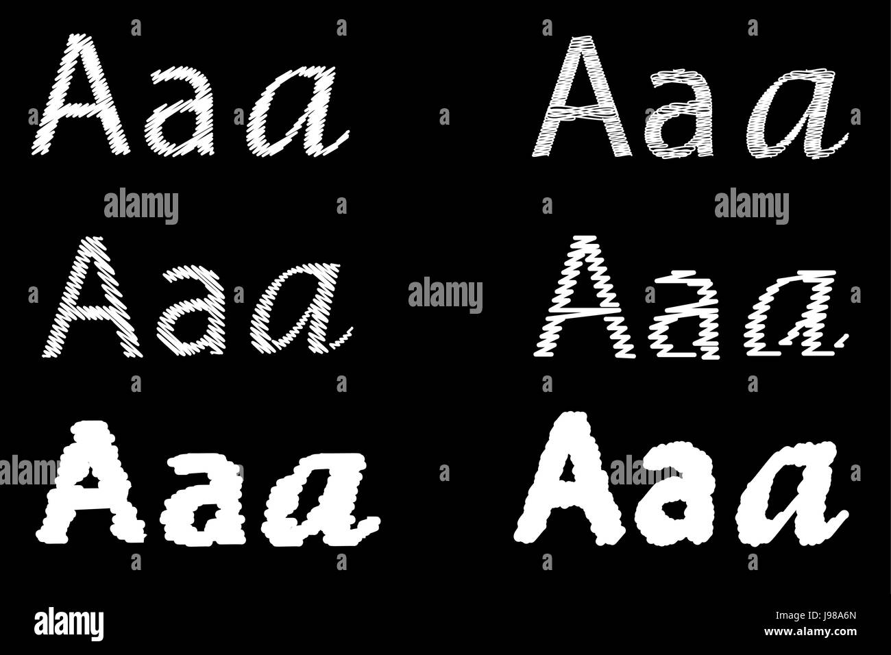 Set of letter A - Vector Illustration Stock Vector Image & Art - Alamy