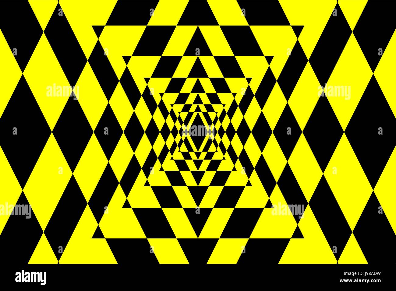 Geometric abstract black and yellow background Stock Vector Image & Art ...
