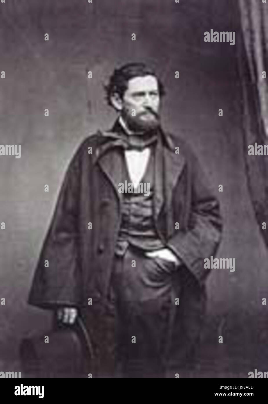 Texas Rangers Captain John Coffee Hays Stock Photo Alamy