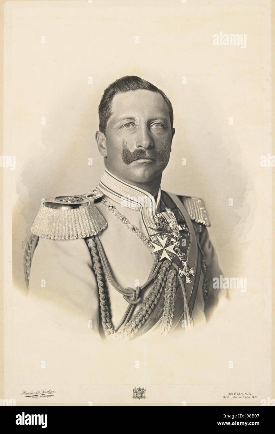 Wilhelm II , The German Emperor Stock Photo - Alamy