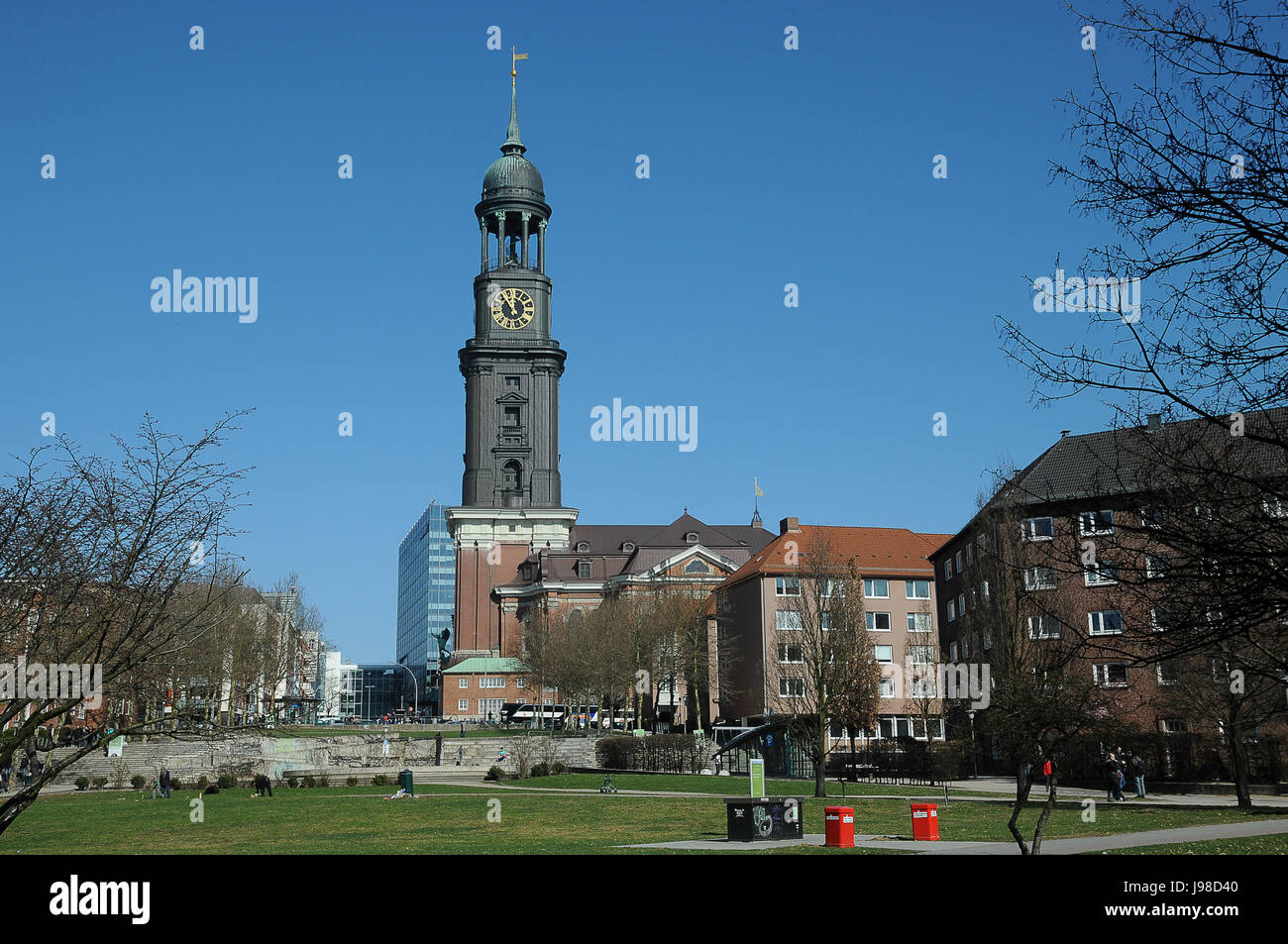 michel in hamburg Stock Photo - Alamy