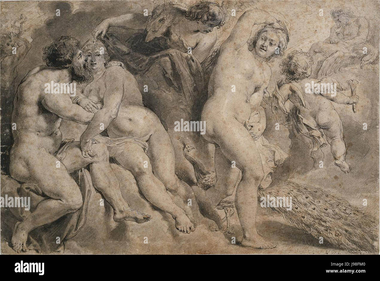 Pieter Claesz. Soutman and Peter Paul Rubens 001 Stock Photo