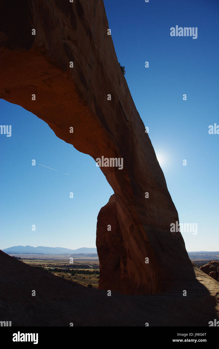 detail of wilson arch,utah Stock Photo Alamy