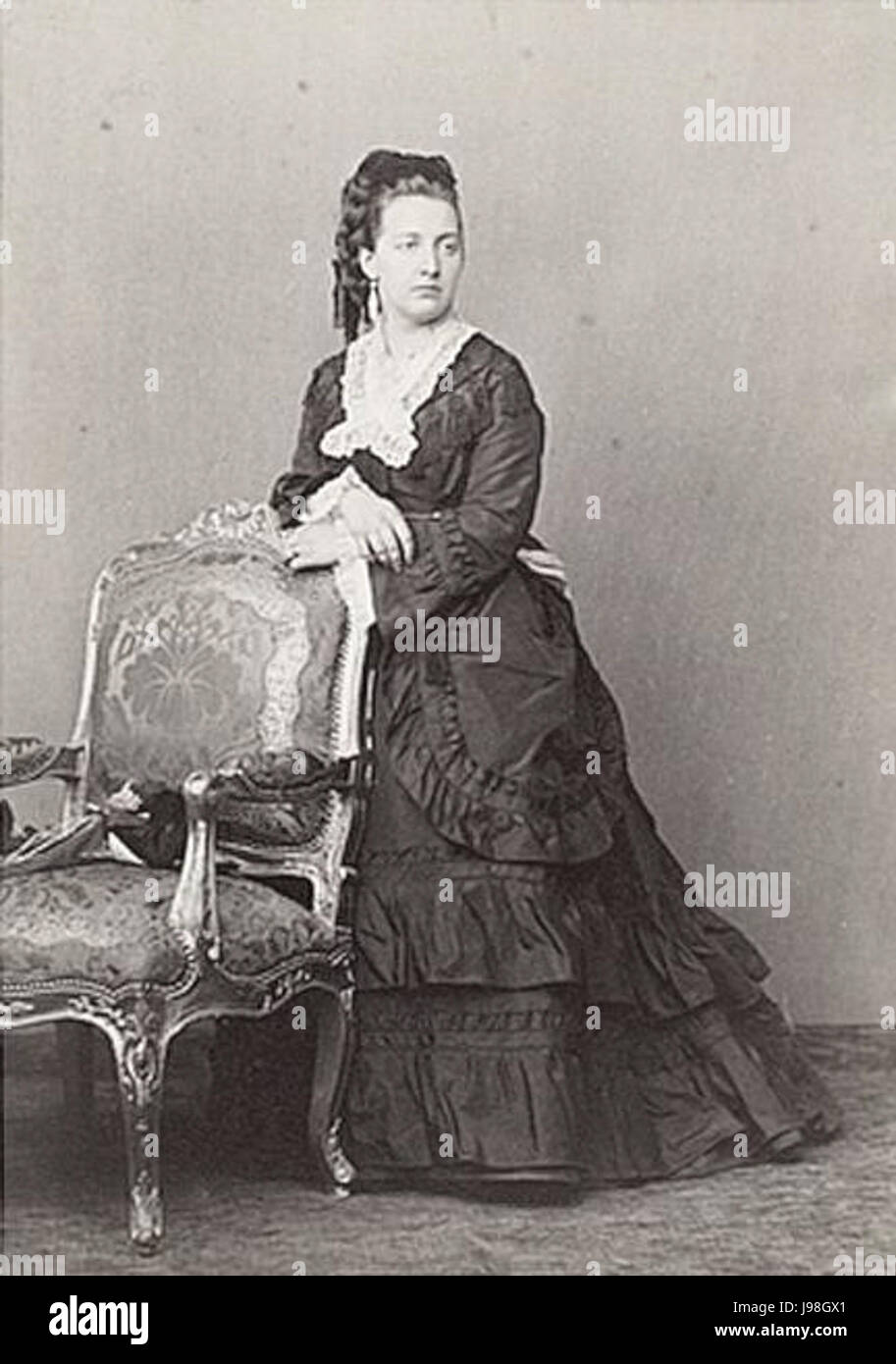 Photo of Princess Maria Vittoria dal Pozzo, Duchess of Aosta by an unknown photographer Stock