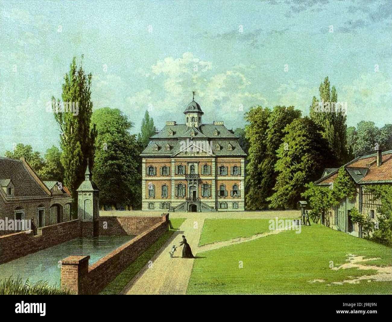 Schloss Arff Sammlung Duncker Stock Photo - Alamy