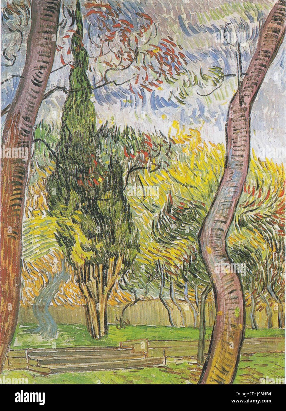 Van Gogh Garten des Hospitals Saint Paul1 Stock Photo Alamy
