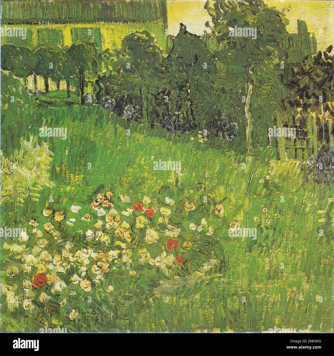 Van Gogh Der Garten von Daubigny Stock Photo Alamy
