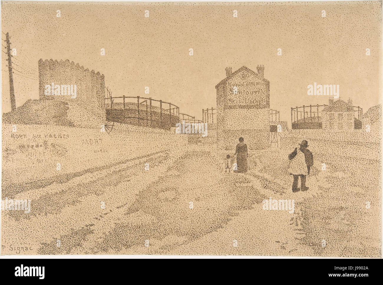 Paul Signac, The Gas Tanks at Clichy, 1886 Metropolitan Museum of Art