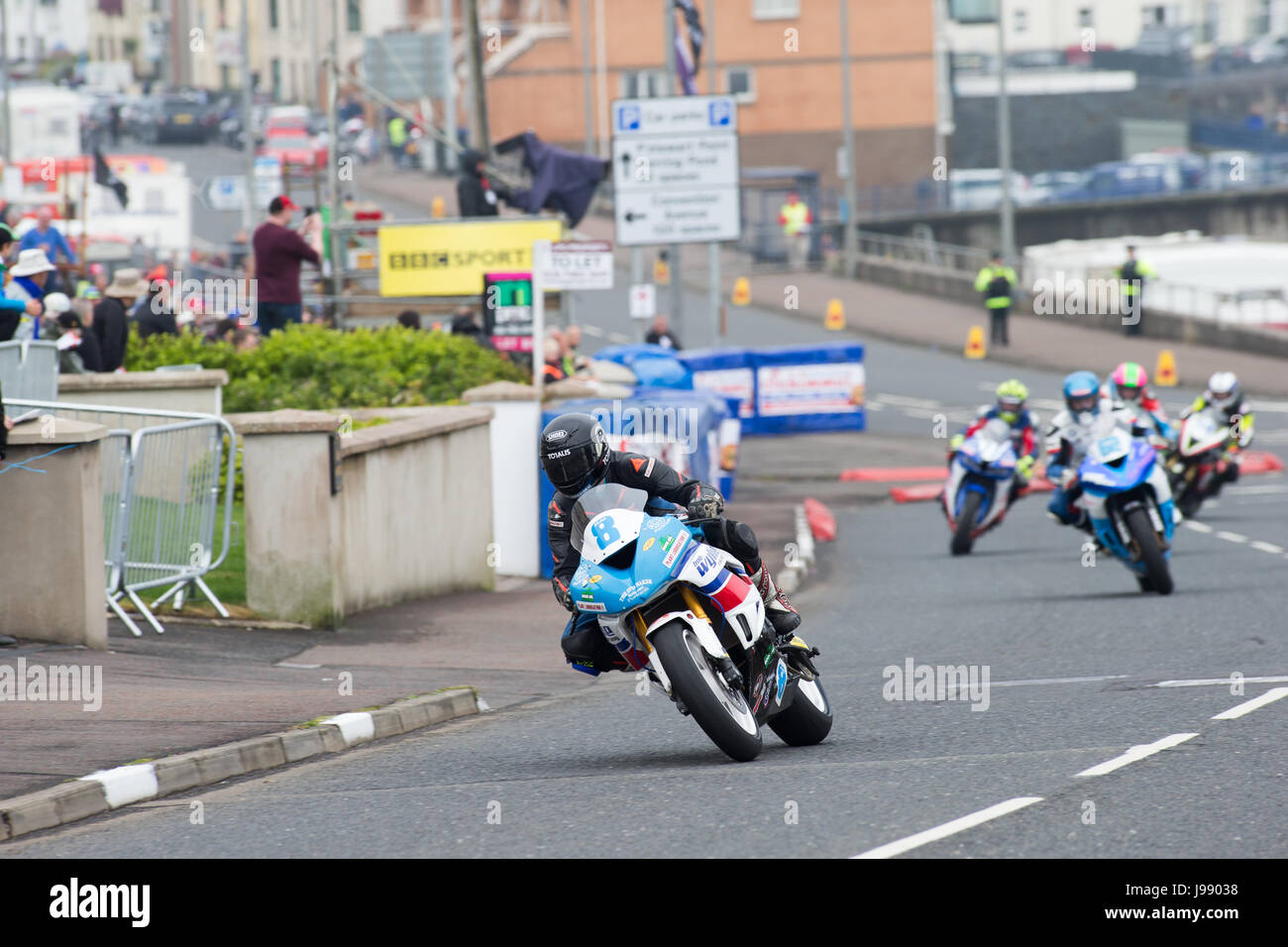 North West 200 International Motorcycle Road Races Stock Photo