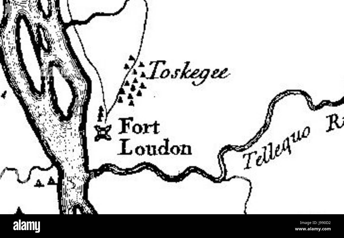 Timberlake map toskegee Stock Photo Alamy