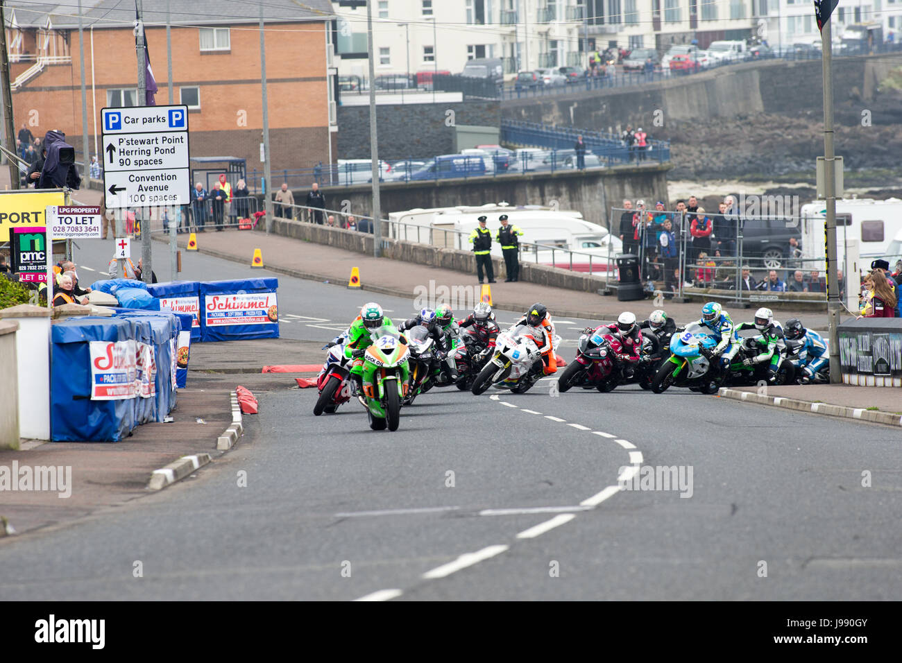 North West 200 International Motorcycle Road Races Stock Photo Alamy