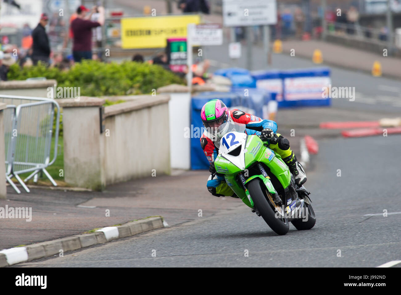 North West 200 International Motorcycle Road Races Stock Photo