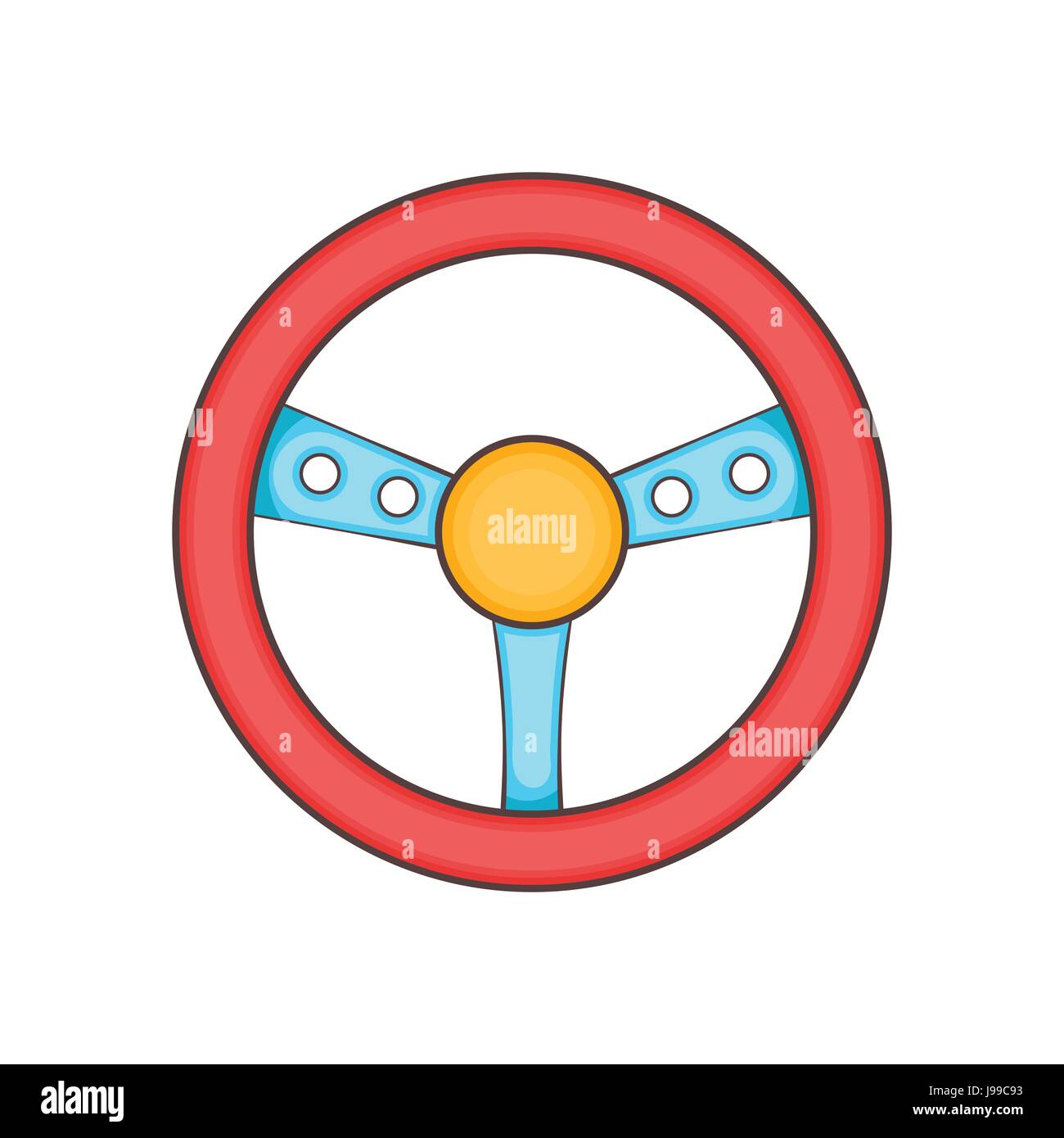 Game steering wheel icon, cartoon style Stock Vector Image & Art - Alamy
