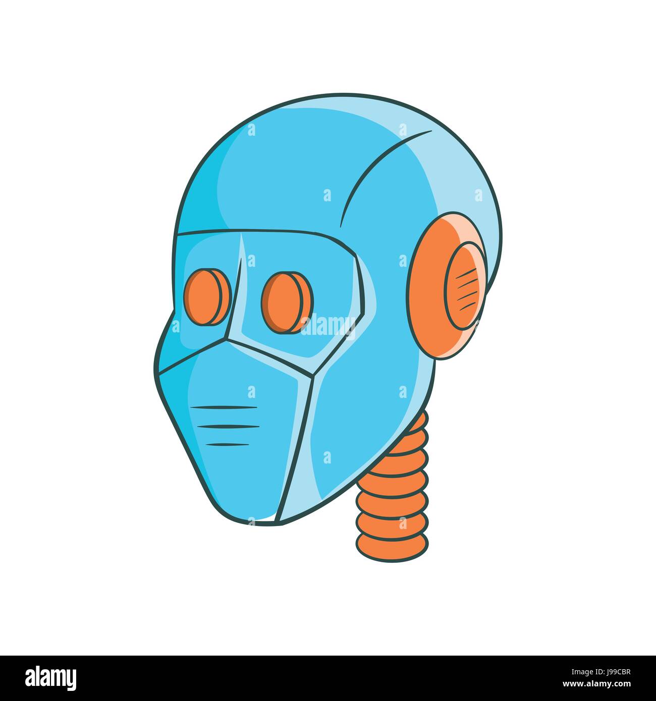 Mechanic head icon, cartoon style Stock Vector Image & Art - Alamy