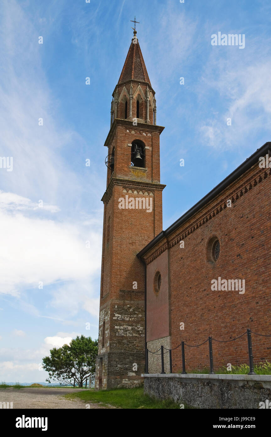 Church of St. Lorenzo. Veano. Emilia-Romagna. Italy. Stock Photo