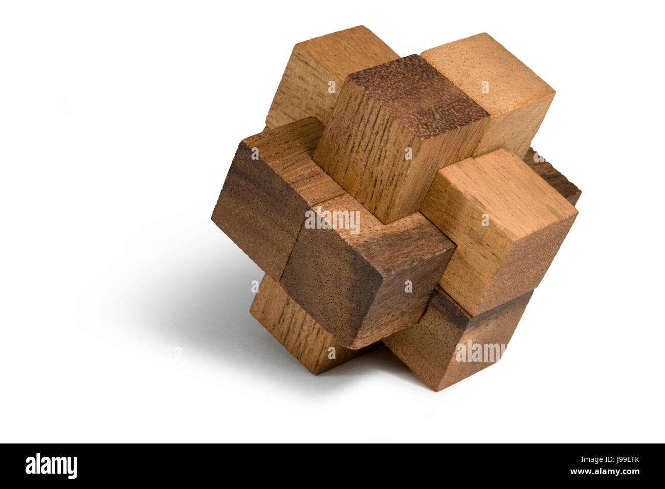 wooden 3d puzzle Stock Photo - Alamy