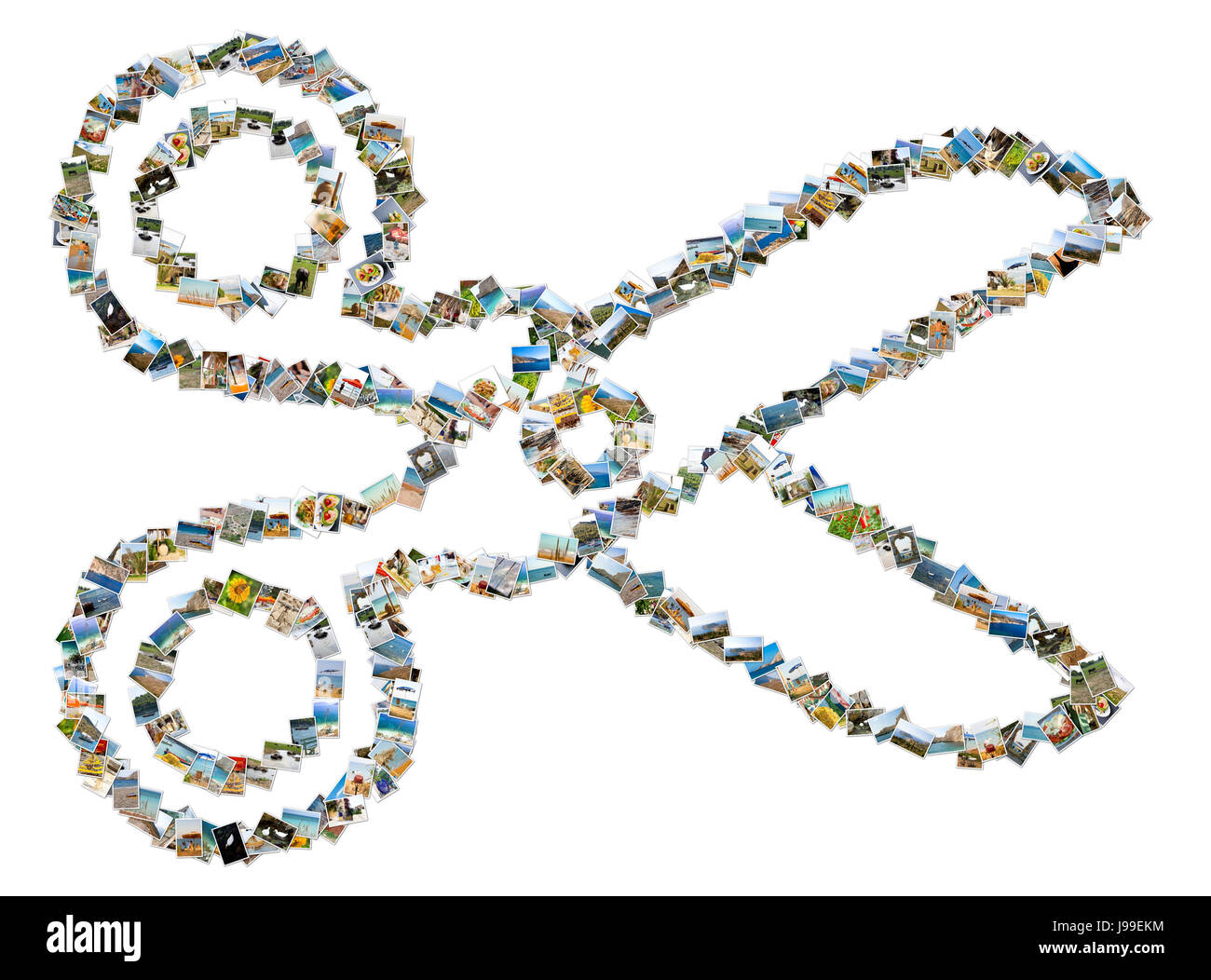 cut, collage, scissors, scissor, photos, mosaics, mosaic, postcards