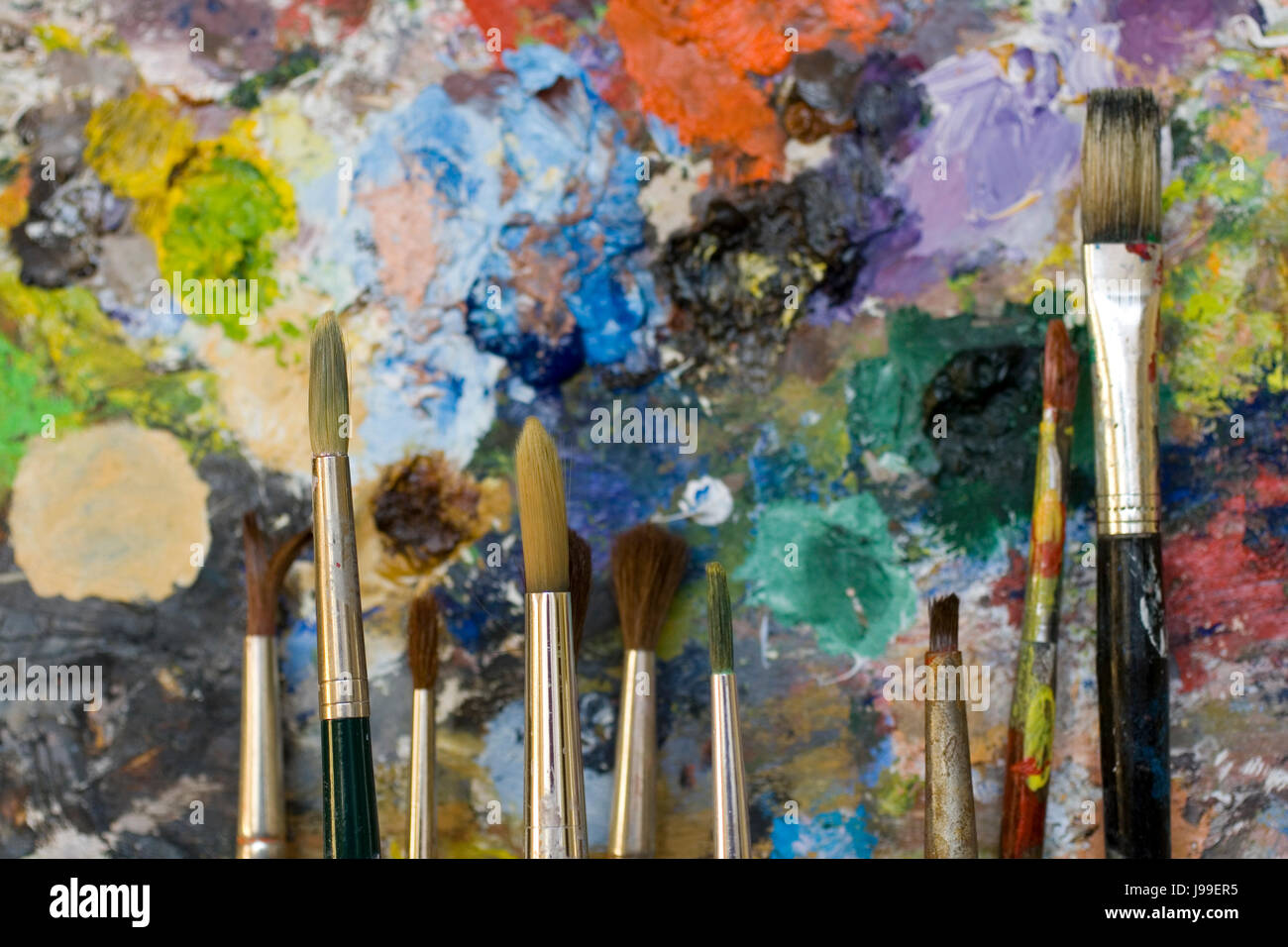 Painting Colours And Brushes Painting Colours And Brushes