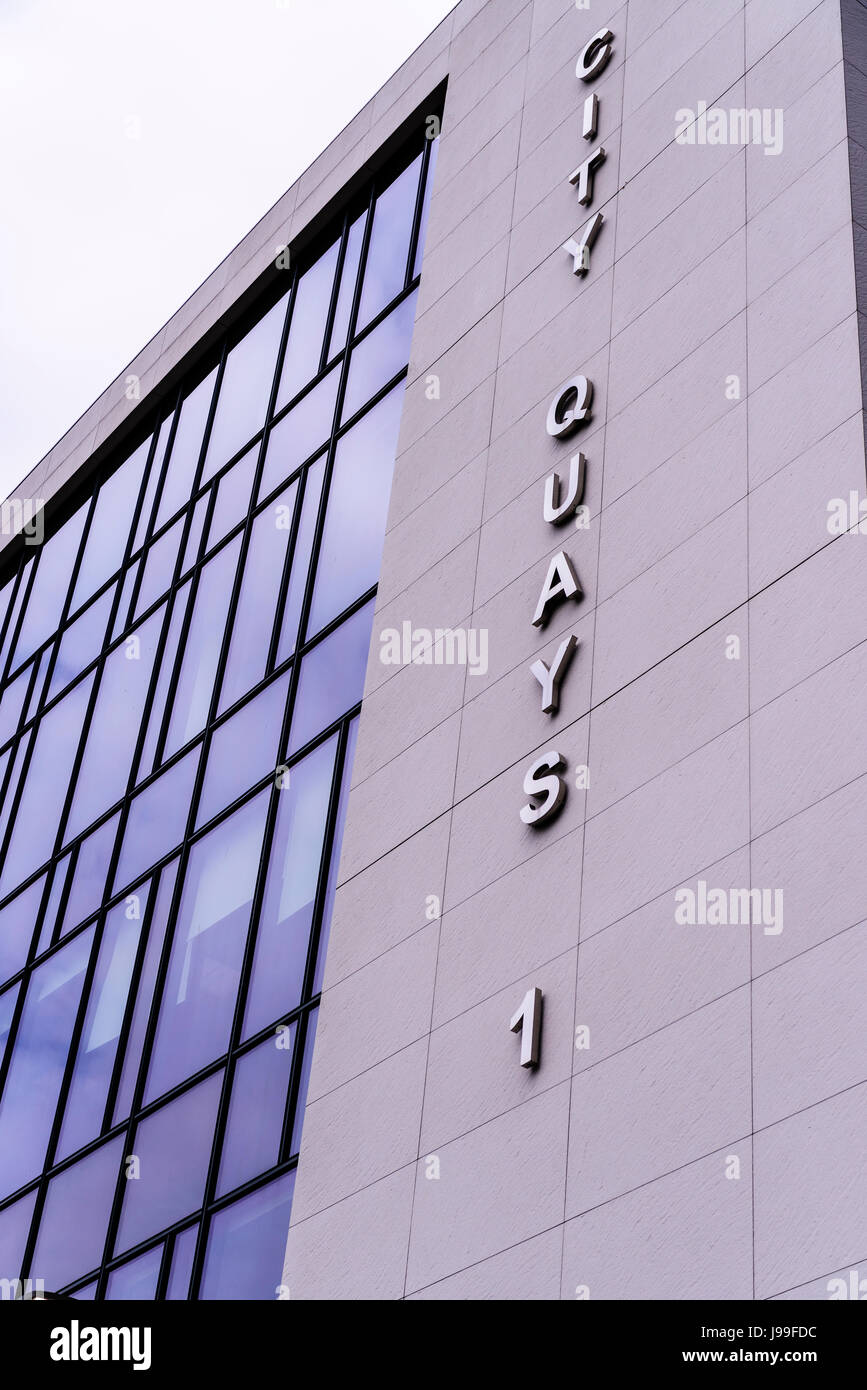 City Quays 1 office building, Belfast, Northern Ireland Stock Photo Alamy
