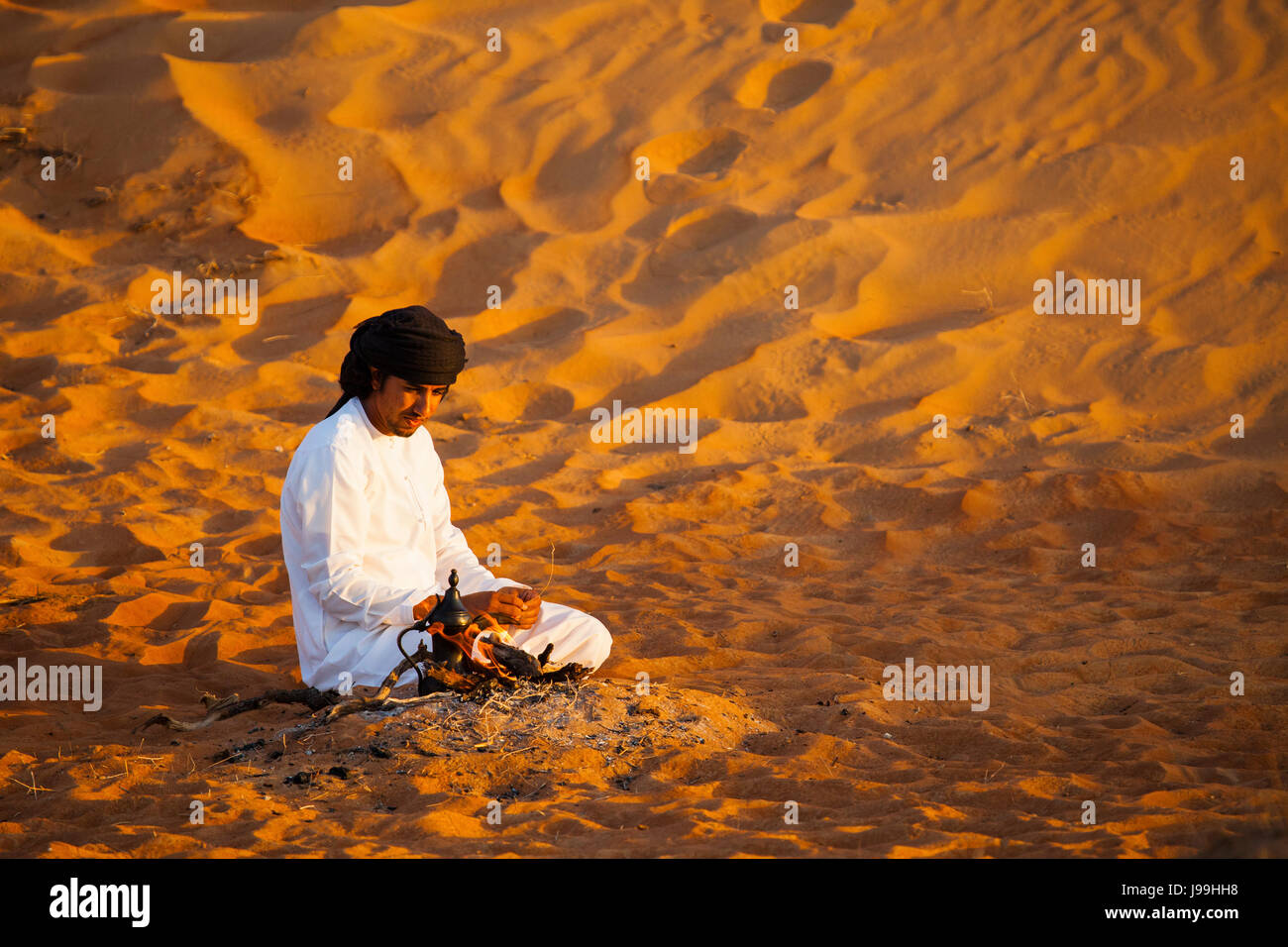 Bedouin, Sharqiya Sands desert, Arabian peninsula, Oman, by Monika Hrdinova/Dembinsky Photo Assoc Stock Photo