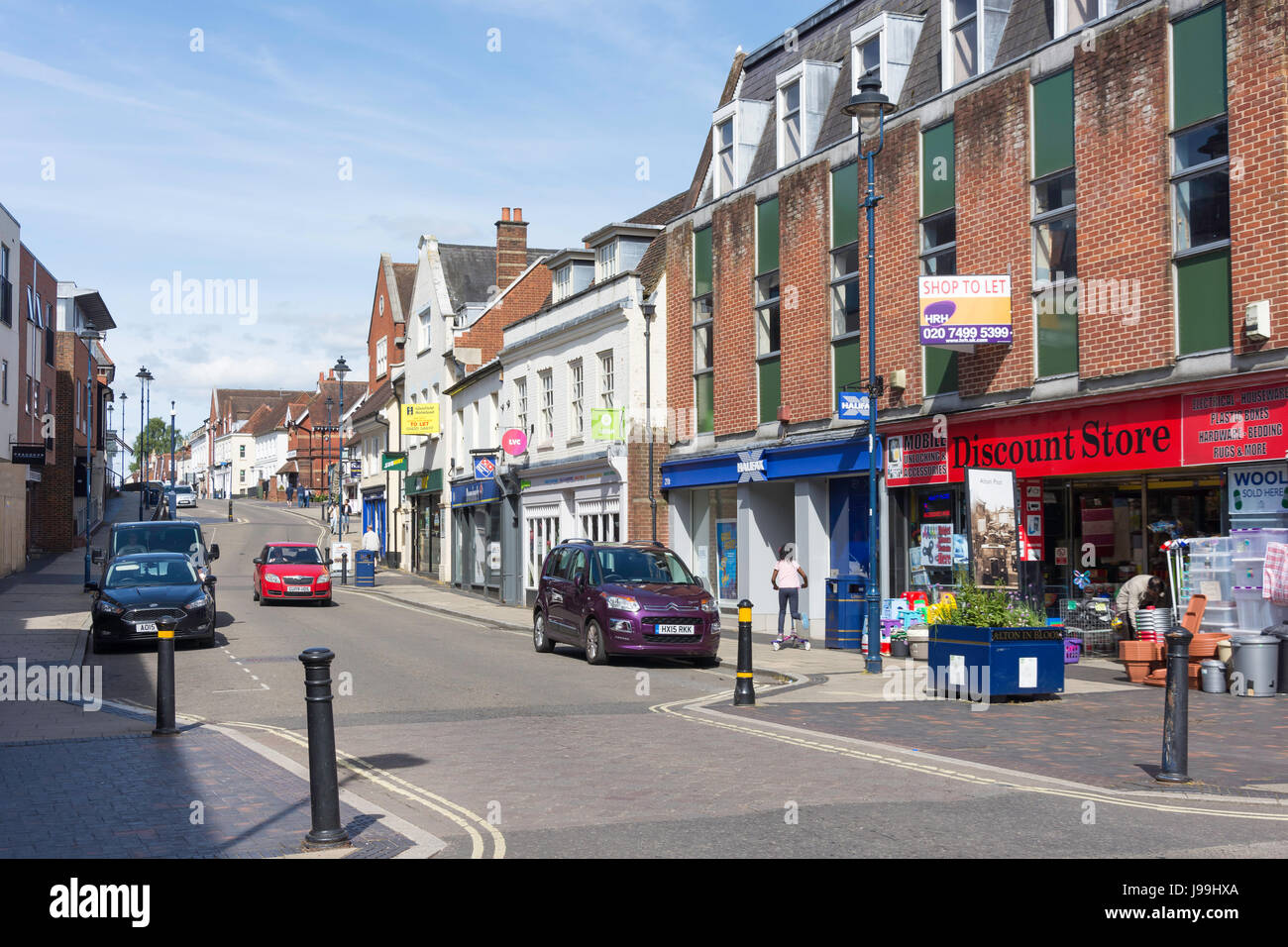 Alton high street hampshire england hires stock photography and images
