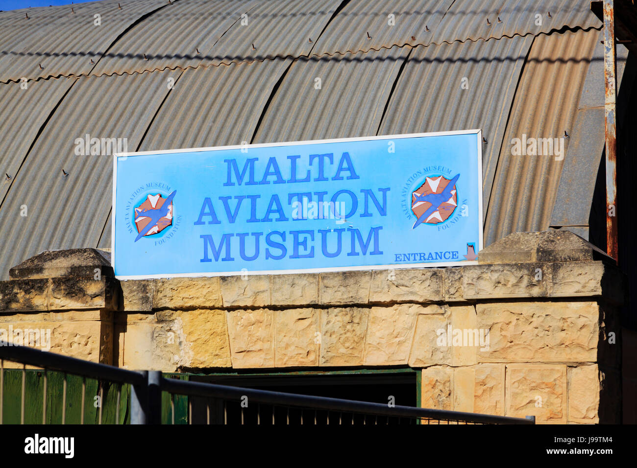 Malta Aviation Museum at the old RAF Camp Ta'Qali, Malta Stock Photo