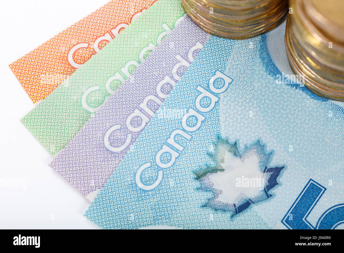 Canadian Dollar, concept of business and finance Stock Photo