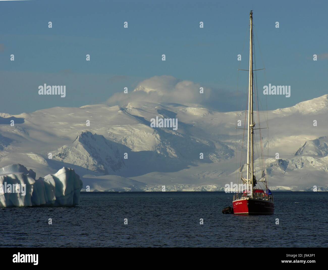 sailing in antarctica Stock Photo Alamy