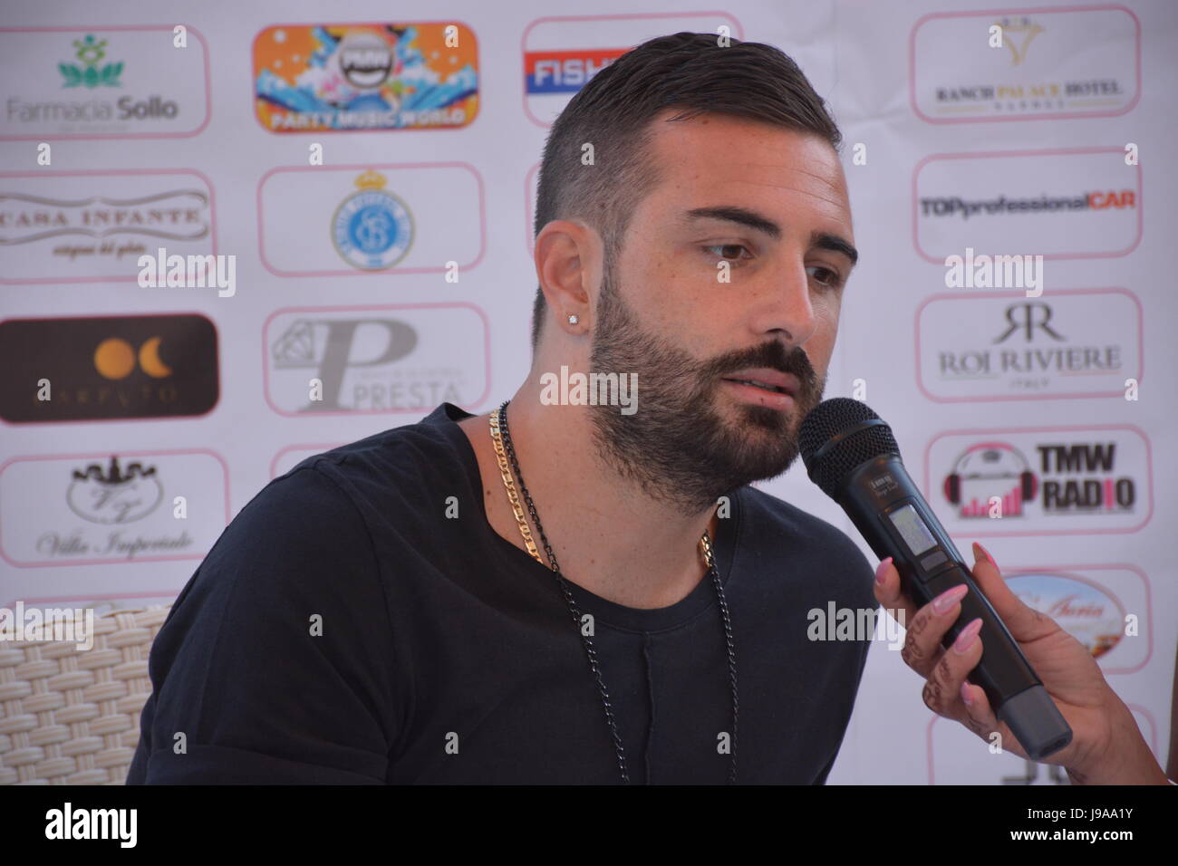 Naples, Italy. 31rd May, 2017. Rosario Miraggio of Italy during the 2017 Premio Malafemmena from the Villa Imperiale, Naples Stock Photo