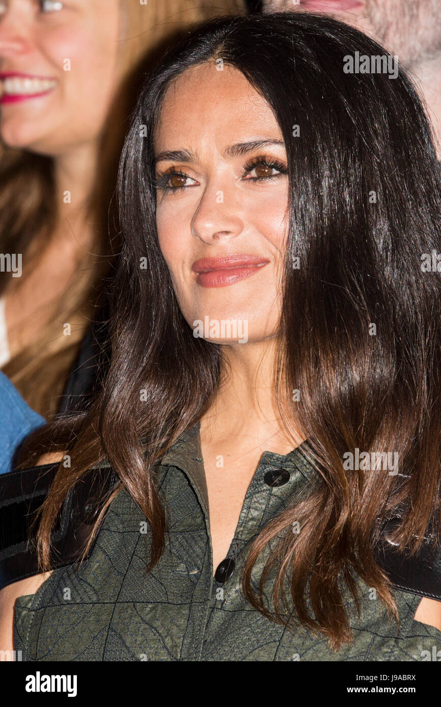 London, UK. 1st June, 2017. Film actress Salma Hayek attends the