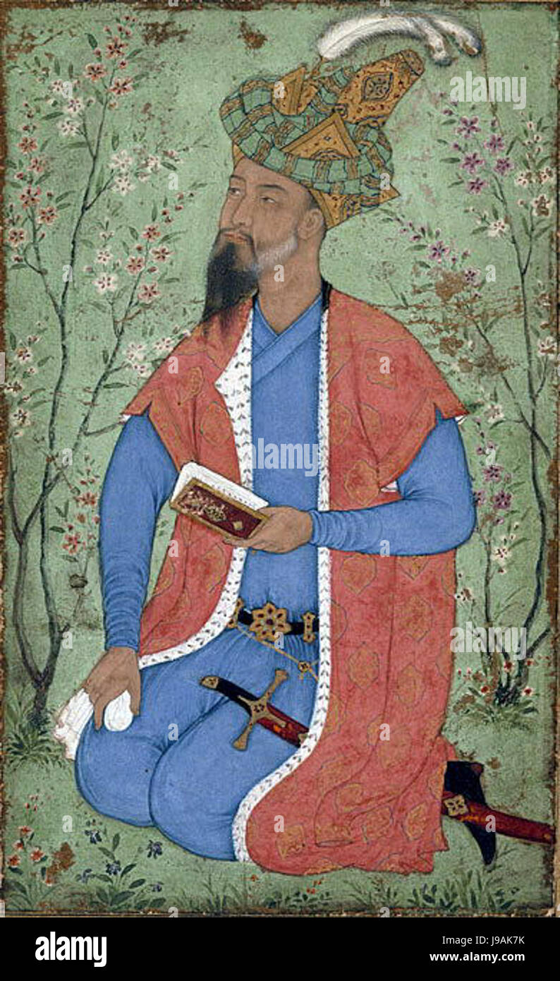 Prince Mirza Hindal in a Garden Stock Photo - Alamy