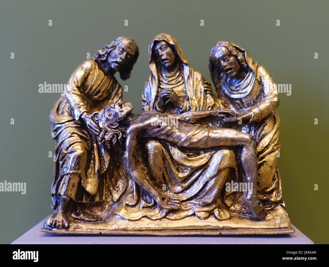 The Lamentation of Christ, Northern Italy, late 15th century, silver, gilding   Bode Museum  DSC02441 Stock Photo