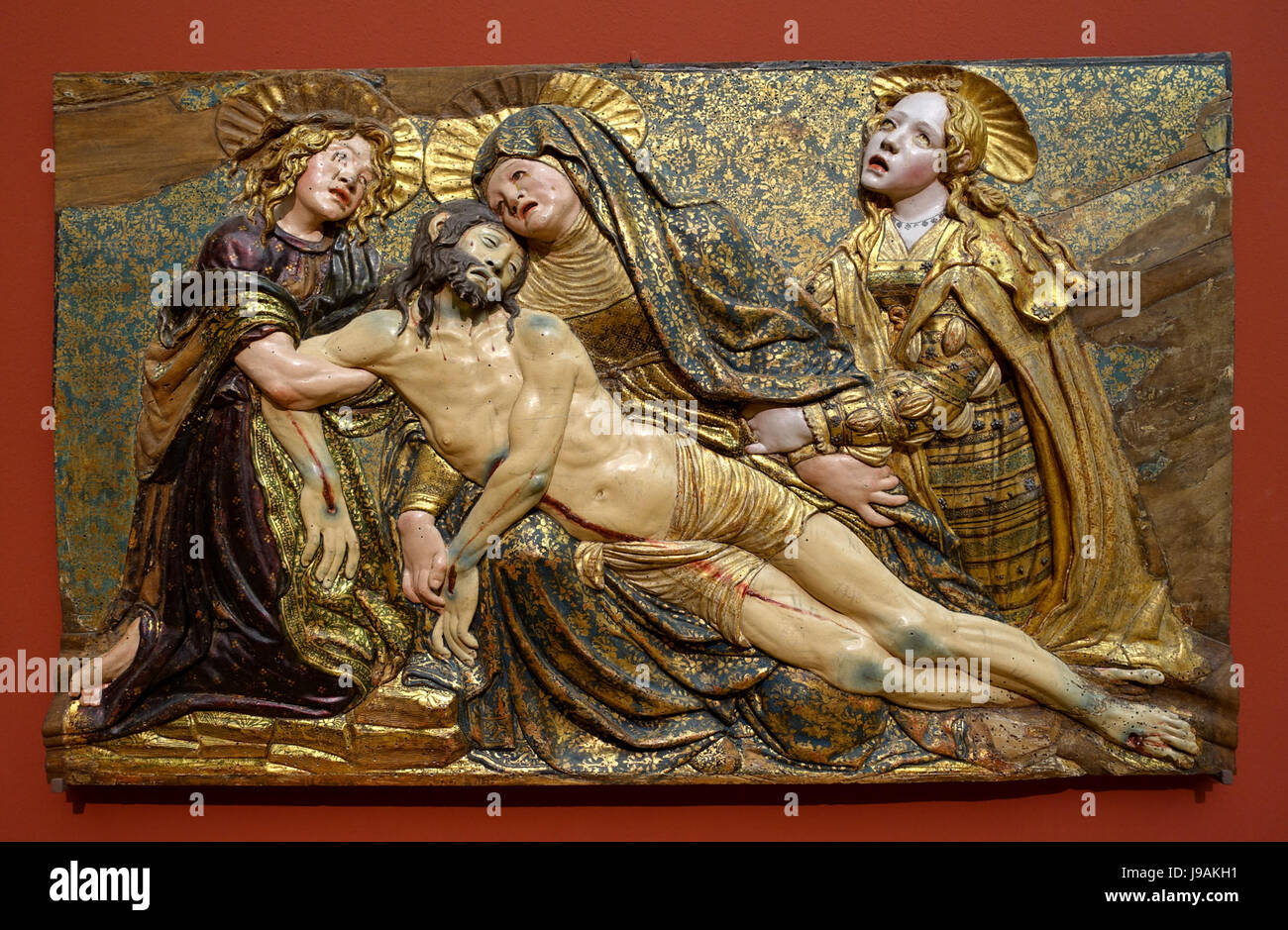 The Lamentation of Christ, by Juan de Valmaseda, c. 1525, walnut   Bode Museum   DSC02961 Stock Photo