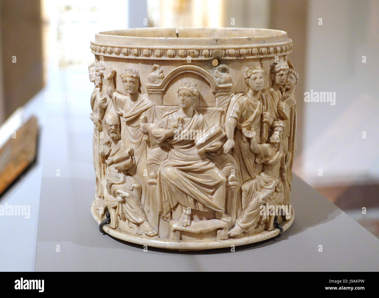 Pyxis Catholic Pyxis with Christ among the Disciples and the Sacrifice of Abraham ...